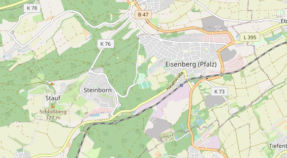 Destination d'excursion sur la carte