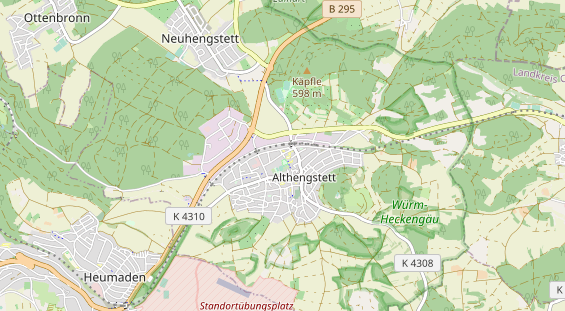 Ausflugsziel auf Karte