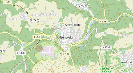 Ausflugsziel auf Karte