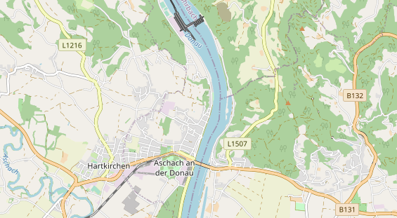 Destinazione dell'escursione sulla carta