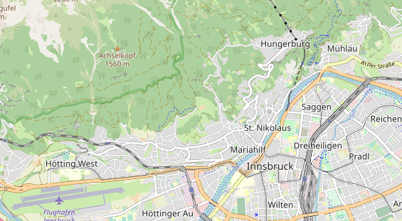 Destination d'excursion sur la carte