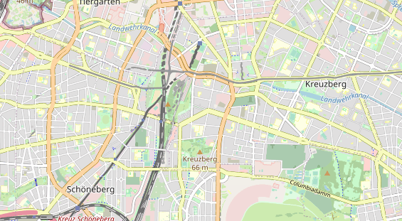 Excursiebestemming op kaart