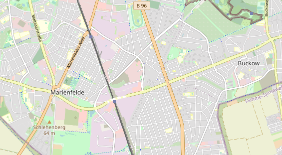 Destinazione dell'escursione sulla carta