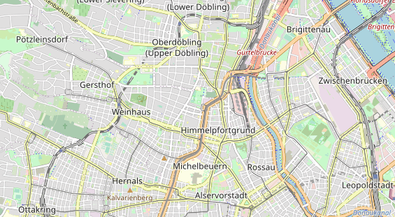 Excursiebestemming op kaart