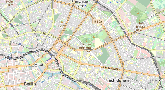 Destination d'excursion sur la carte