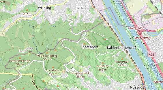 Ausflugsziel auf Karte