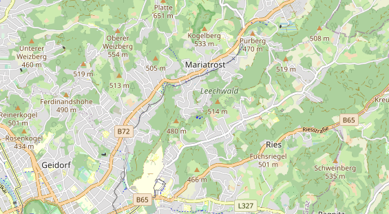 Ausflugsziel auf Karte