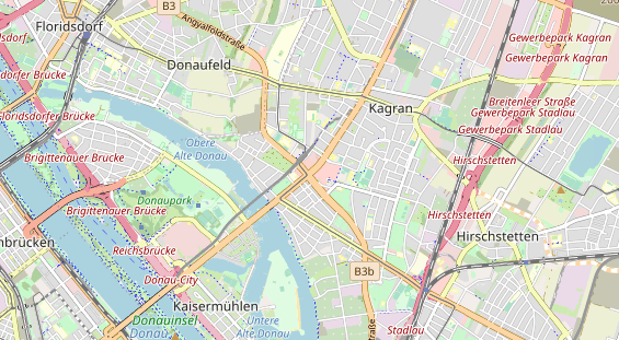 Excursiebestemming op kaart