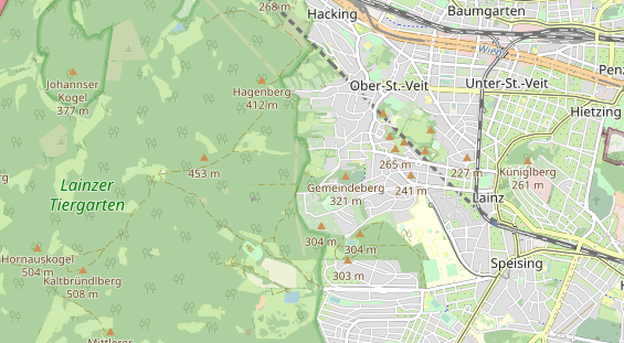 Destination d'excursion sur la carte