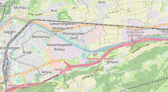 Destinazione dell'escursione sulla carta