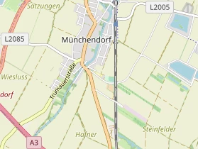 Excursiebestemming op kaart