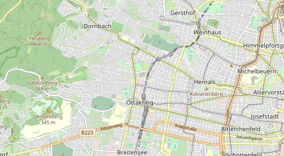 Destination d'excursion sur la carte