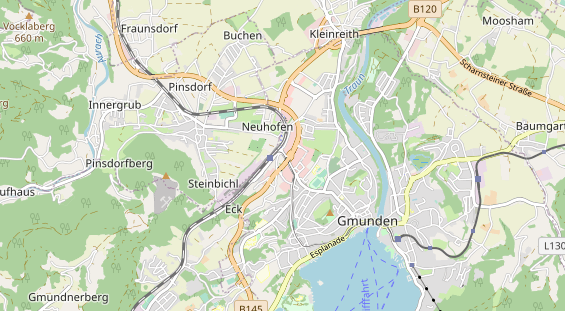 Destination d'excursion sur la carte