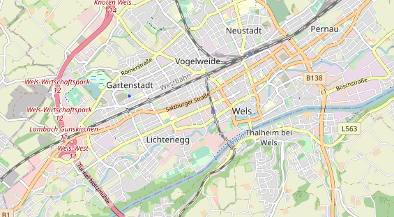 Destination d'excursion sur la carte