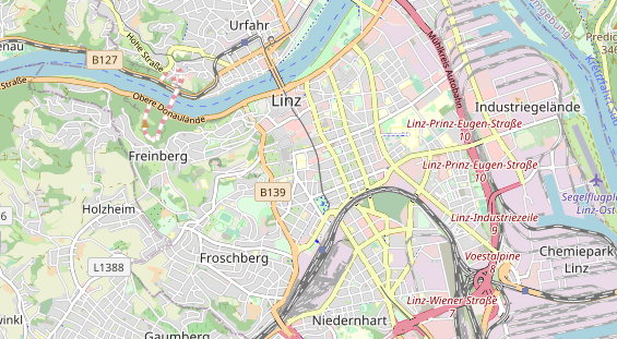 Ausflugsziel auf Karte