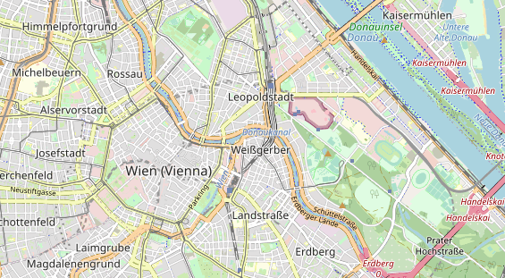 Destination d'excursion sur la carte