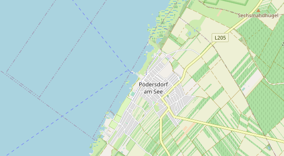 Excursiebestemming op kaart