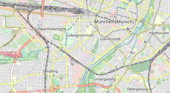 Excursiebestemming op kaart