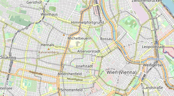 Destination d'excursion sur la carte