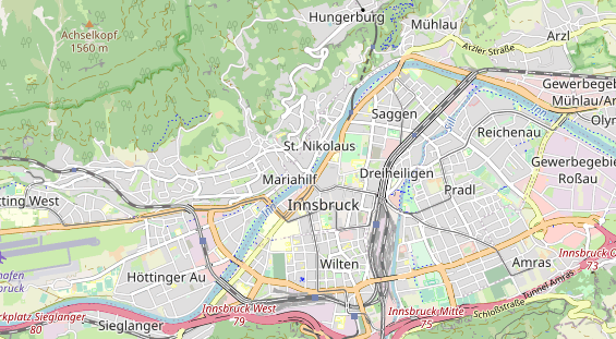 Destination d'excursion sur la carte