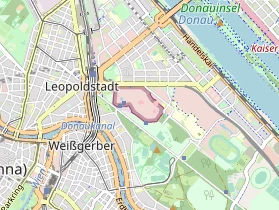 Excursiebestemming op kaart