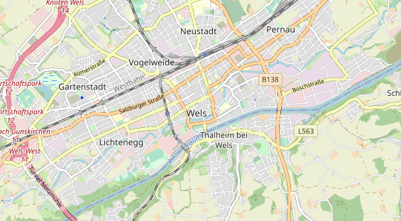 Destination d'excursion sur la carte