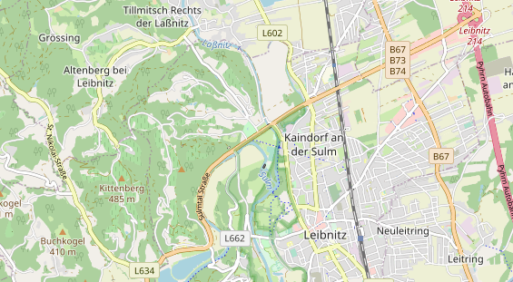 Ausflugsziel auf Karte