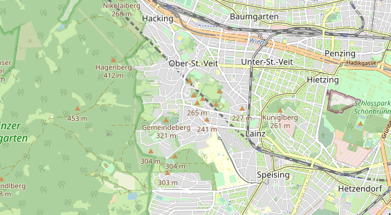 Destination d'excursion sur la carte