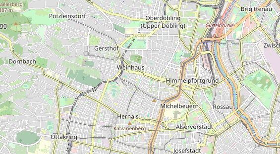 Excursiebestemming op kaart