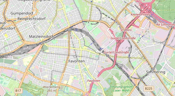 Destination d'excursion sur la carte