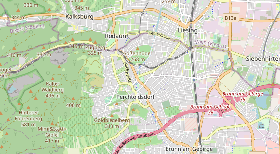 Ausflugsziel auf Karte