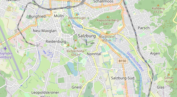 Ausflugsziel auf Karte