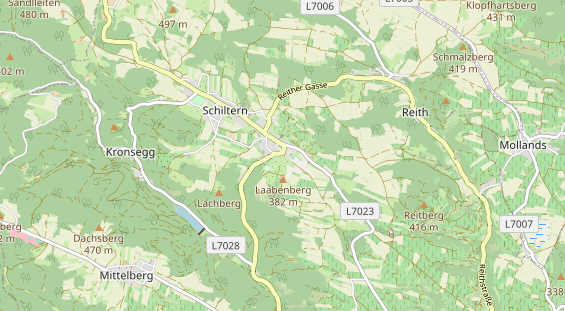 Destination d'excursion sur la carte