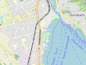 Destination d'excursion sur la carte