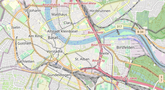 Ausflugsziel auf Karte