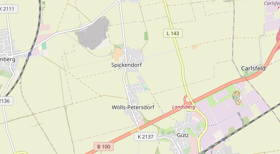 Excursiebestemming op kaart