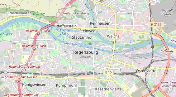 Ausflugsziel auf Karte