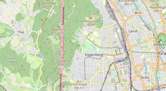 Ausflugsziel auf Karte