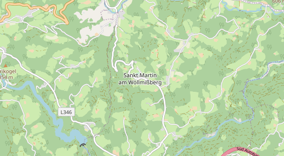 Destination d'excursion sur la carte