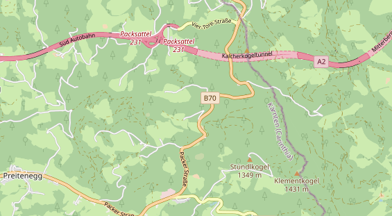 Ausflugsziel auf Karte