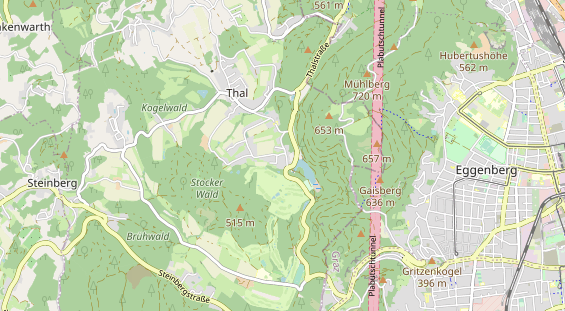 Destination d'excursion sur la carte