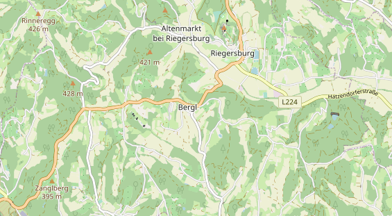 Ausflugsziel auf Karte