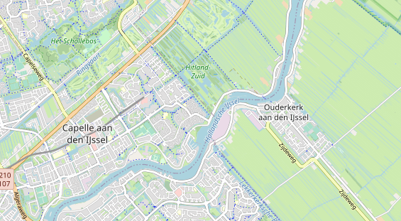 Destinazione dell'escursione sulla carta