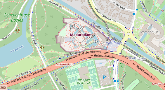 Destination d'excursion auf Karte