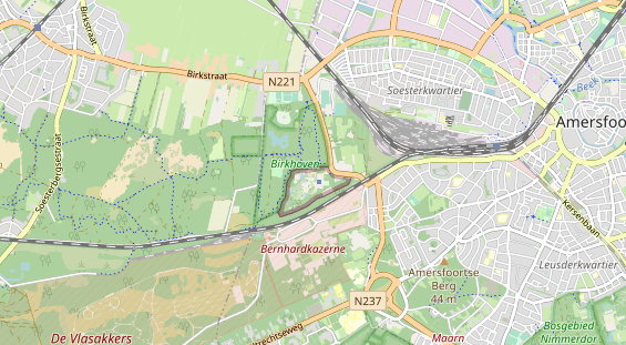 Destination on map