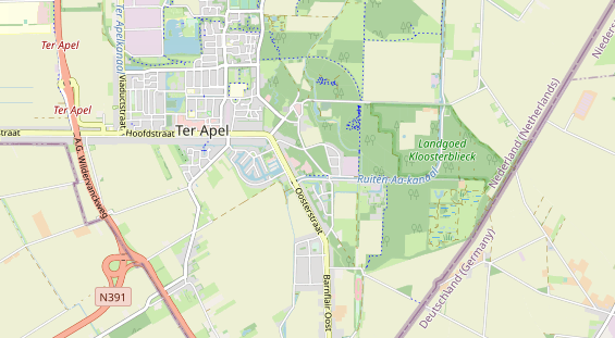 Destination d'excursion sur la carte