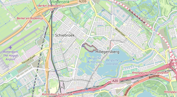 Destinazione dell'escursione sulla carta