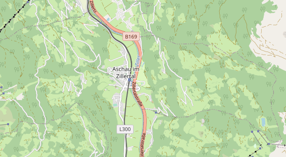 Destinazione dell'escursione sulla carta