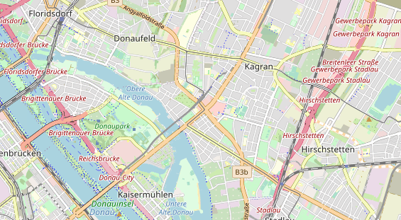 Excursiebestemming op kaart