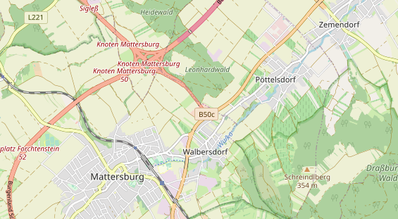 Ausflugsziel auf Karte